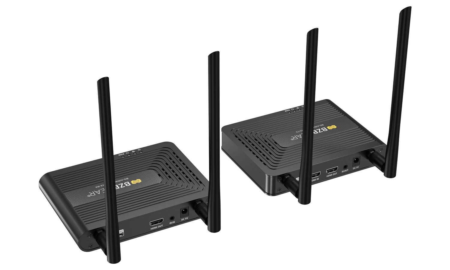 BZBGEAR BG-Air4Kast-MKX-2RX 4K60 UHD Wireless HDMI Extender Kit with Multi-Receiver Support (1 Transmitter and 2 Receivers) - Image 3