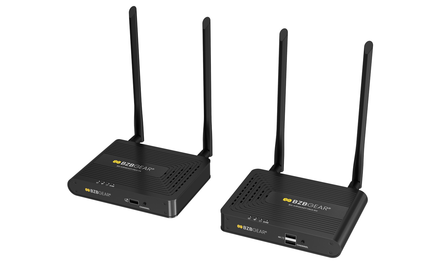 BZBGEAR BG-Air4Kast-MKX-3RX 4K60 UHD Wireless HDMI Extender Kit with Multi-Receiver Support (1 Transmitter and 3 Receivers) - Image 2