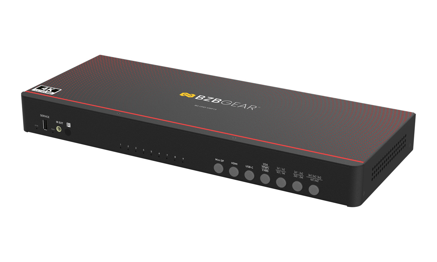 BZBGEAR BG-UHD-VWP19 4K UHD Advanced Multi Input Video Wall Processor with Seamless Switching/Scaling/EDID Management for up to 9 Tvs - Image 7