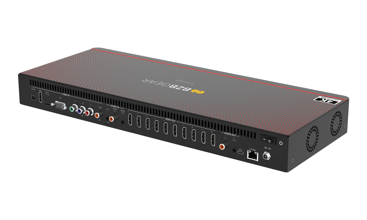 BZBGEAR BG-UHD-VWP19 4K UHD Advanced Multi Input Video Wall Processor with Seamless Switching/Scaling/EDID Management for up to 9 Tvs - Image 8