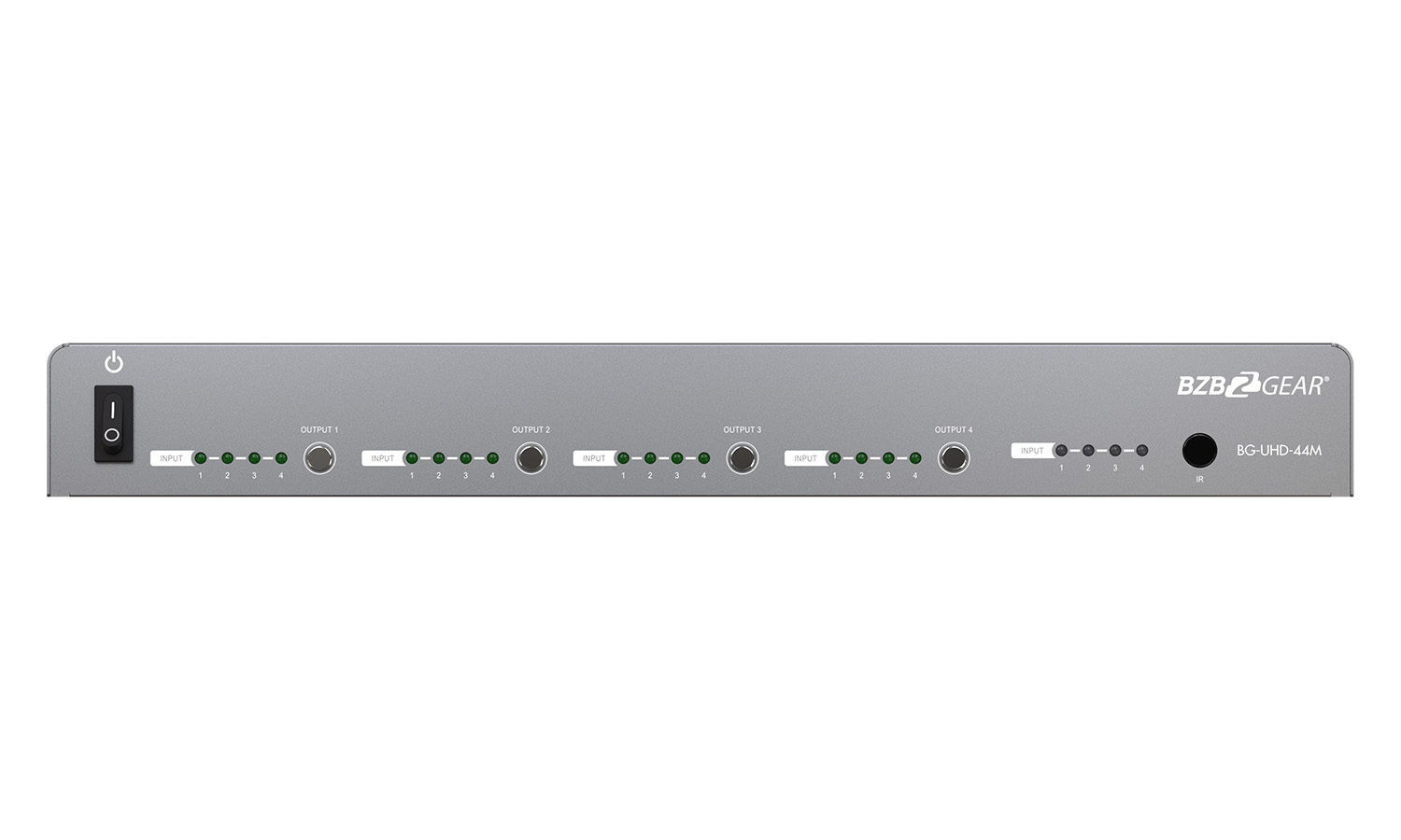 BZBGEAR BG-UHD-44M-b 4x4 4K UHD HDMI Matrix Switcher with Auto Downscaling and RS-232/IP/Cloud - Image 2