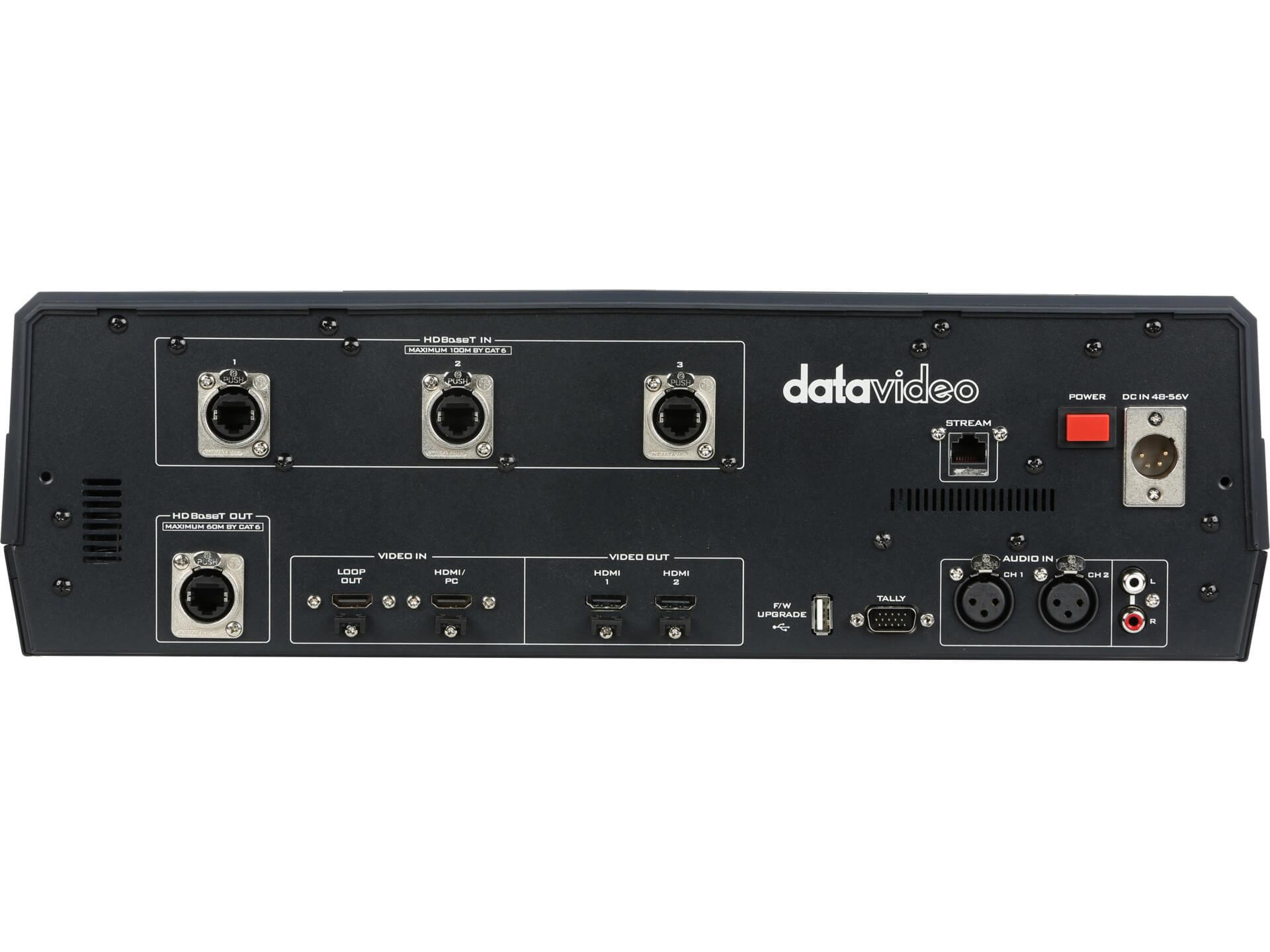 Datavideo EZ STREAM AI 20X HDBaseT Auto Tracking PTZ Package 20x Optical Zoom / 14in Touchscreen Controller / Recorder (Black) - Image 7