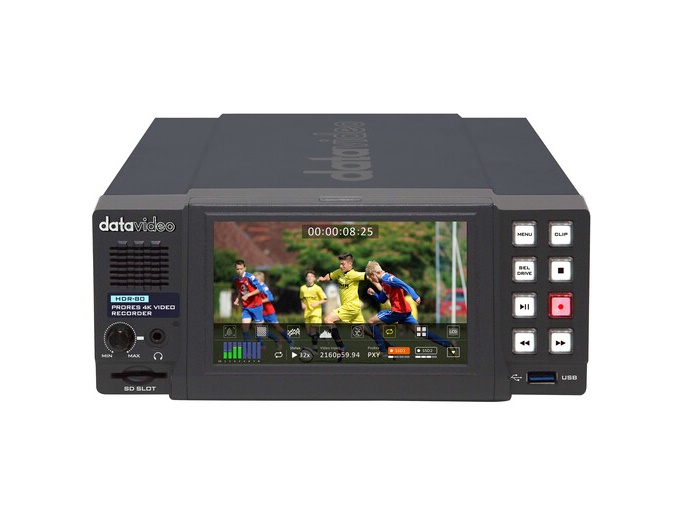 Datavideo HDR-80 ProRes UHD 4K Video Recorder (Desktop Model) - Image 3