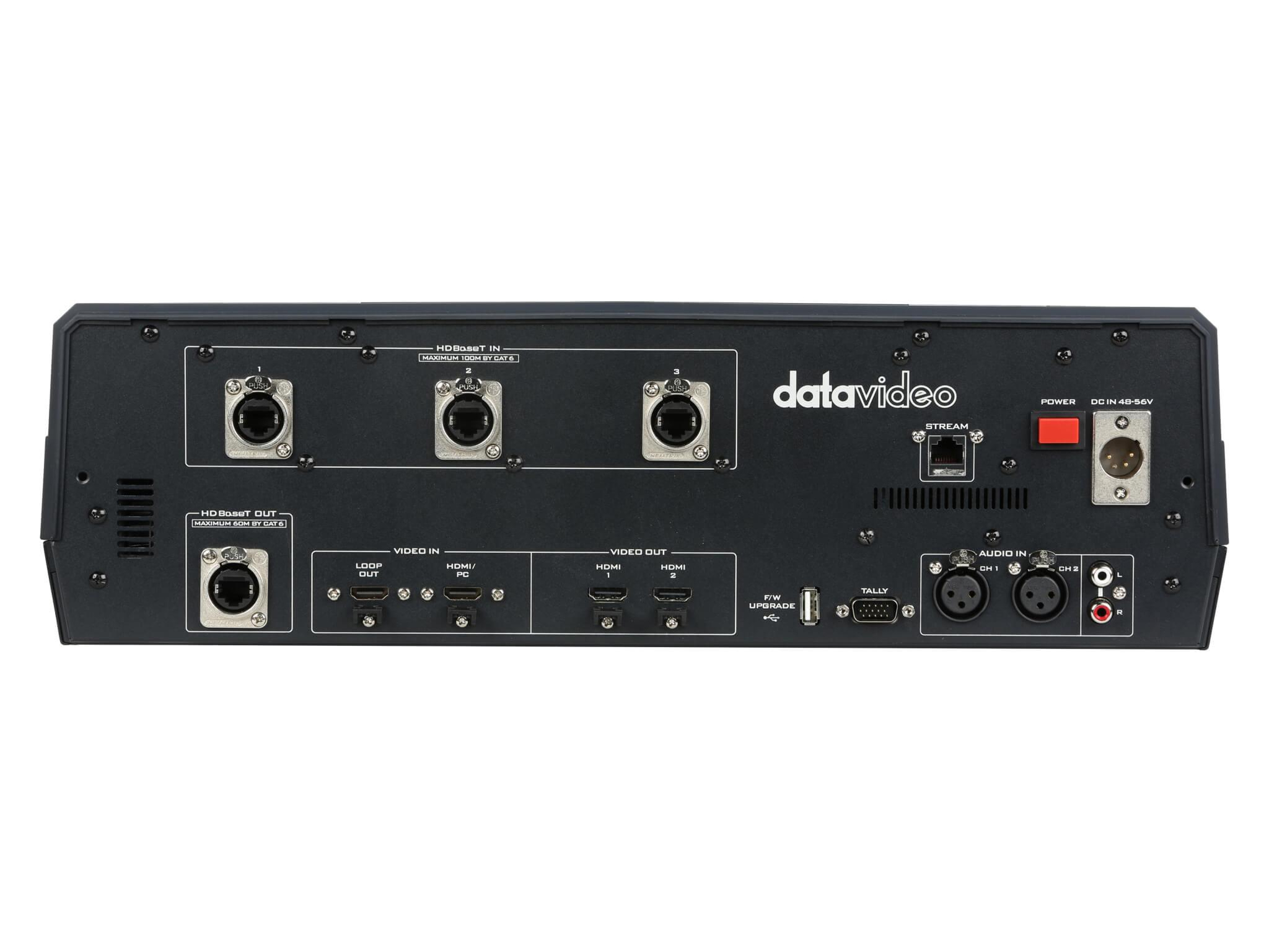 Datavideo HS-1650T HDBaseT 4-In 4-Out Tracking Studio / 14in Touchscreen / Streaming Recording - Image 3
