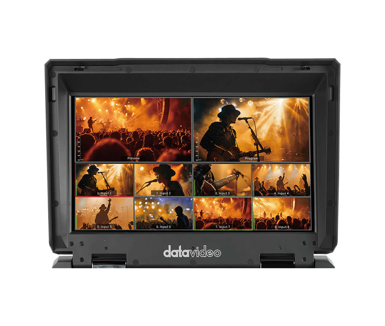 Datavideo HS-2600 8-Input SDI/HDMI Production Switcher / H.264 Streaming Recorder / 1080p60 / 17.3in Monitor - Image 4