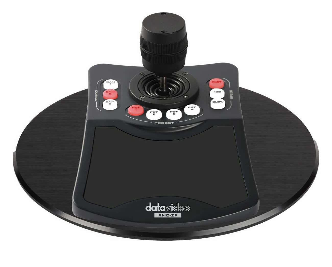 Datavideo RMC-2P 3-Channel PTZ Camera Controller / 3-Axis Joystick / PoE 802.3af / 4 Presets - Image 2