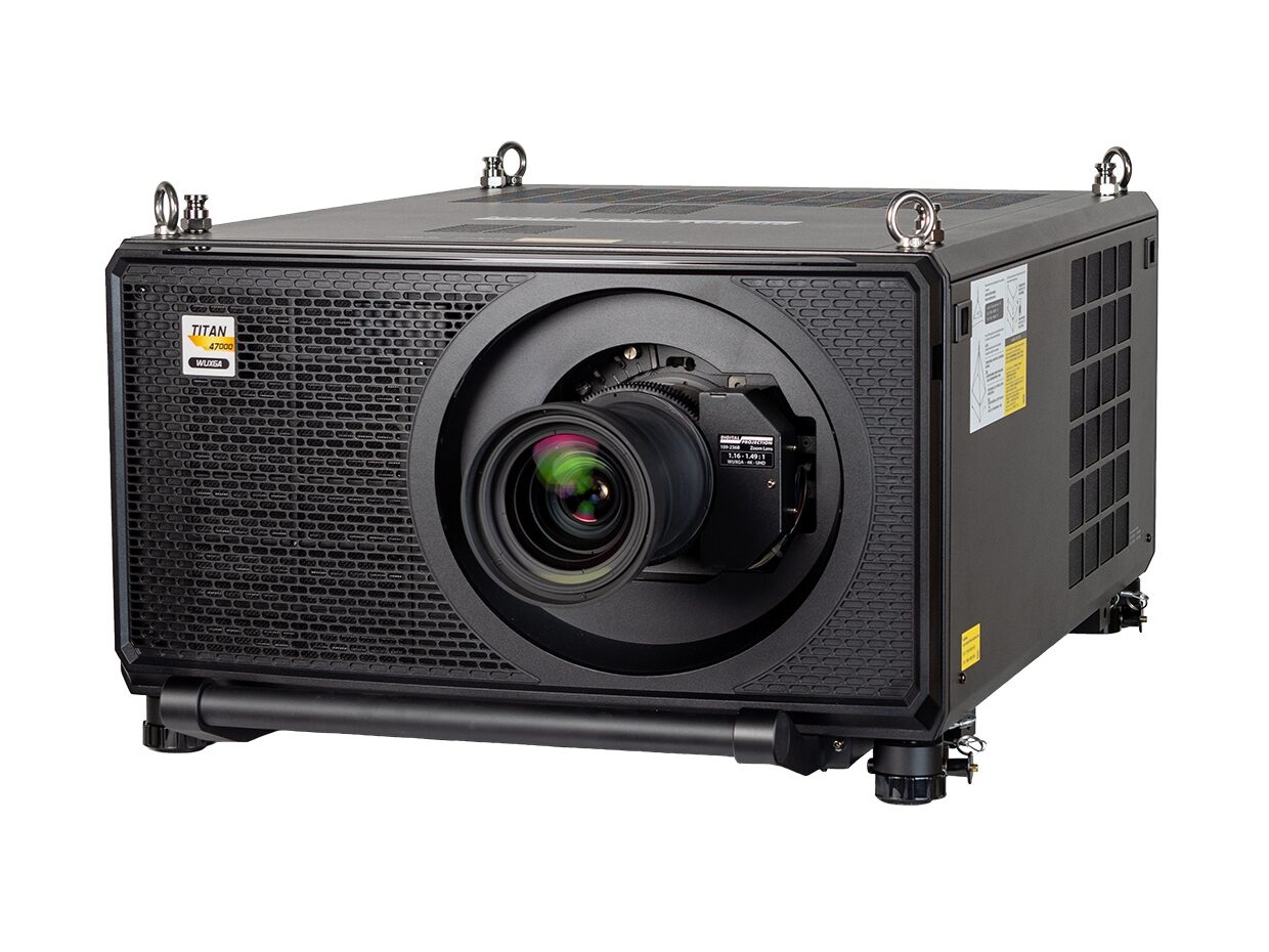 Digital Projection TITAN 47000 WU 47000 Lumens Laser Phosphor Projector / 4K-UHD / WUXGA / 18000:1 Contrast / Sealed Optics