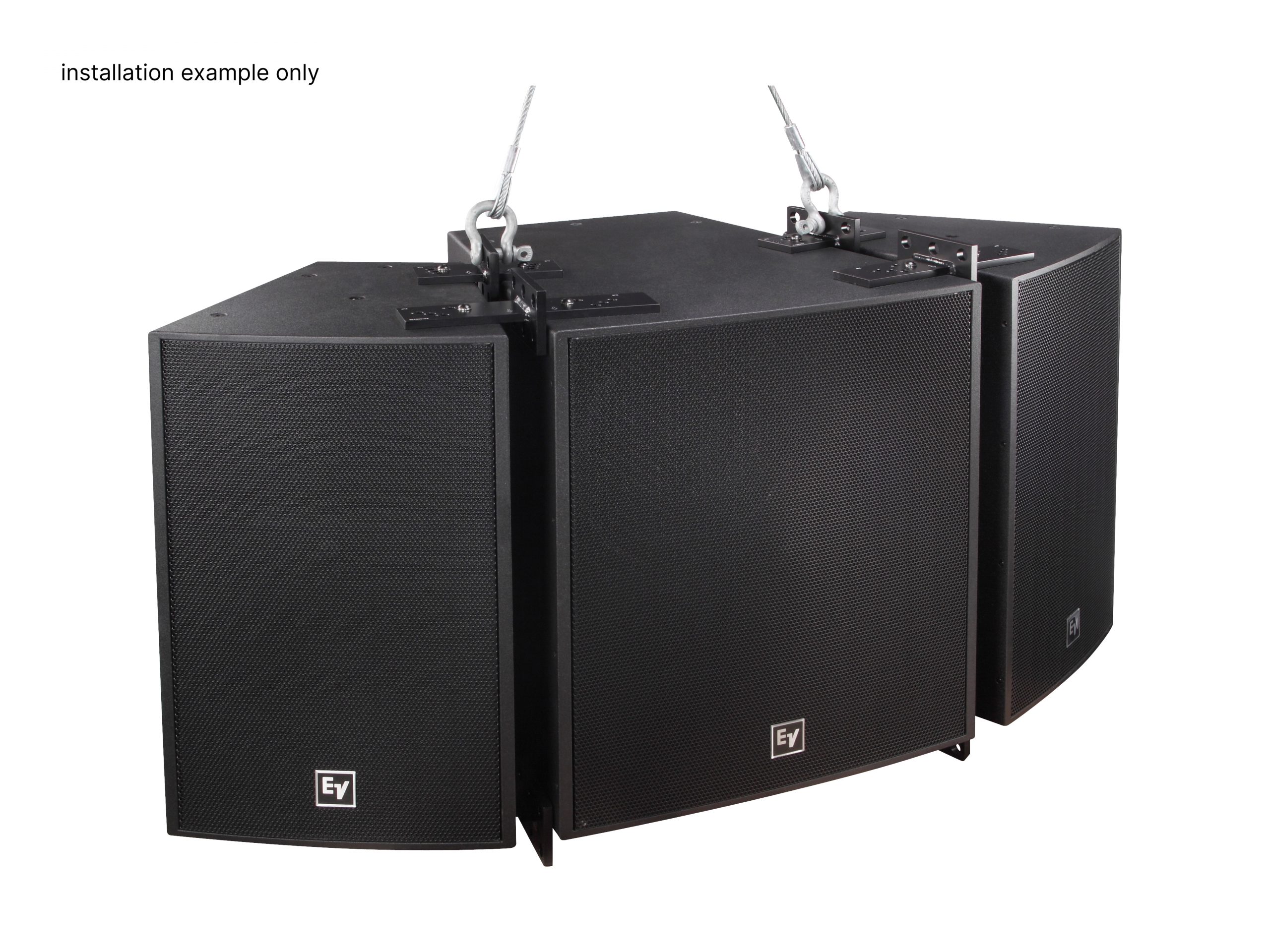 Electro-Voice EVF-1152D/64-BLK 15in Arrayable Point-Source Loudspeaker 60 x 40 Rotatable Waveguide Black - Image 5