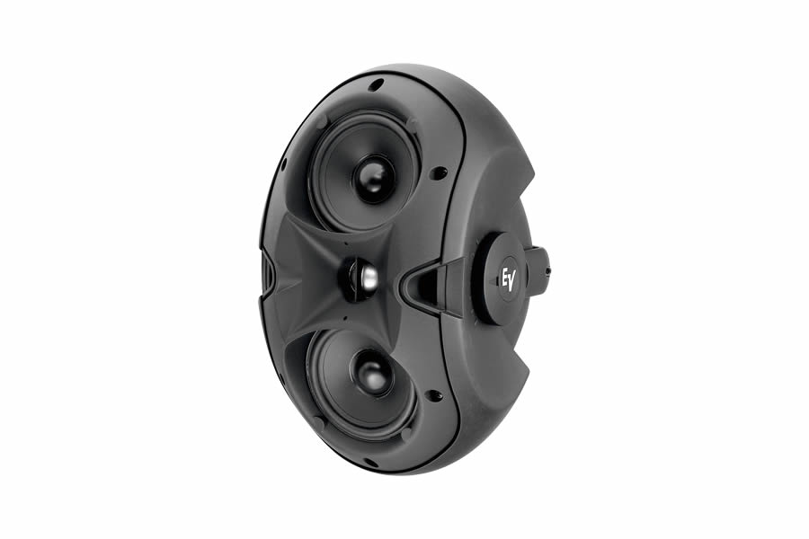 Electro-Voice EVID 6.2T Passive 2-Way 300W 70V/100V Installation Speaker with Dual 6" Woofers, Internal 70/100-volt line transformer, pair, black - Image 2