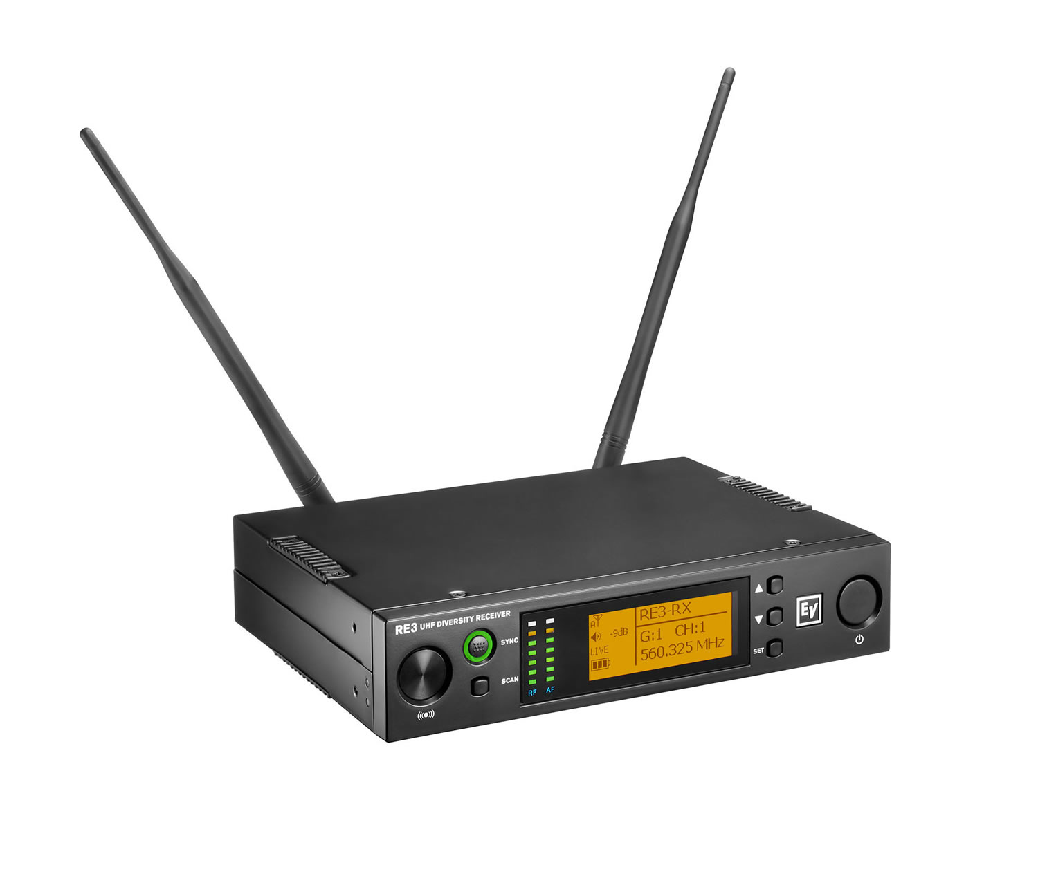 Electro-Voice RE3-RE520-6M UHF Wireless Handheld Microphone System / RE520 Microphone / 653 to 663 MHz - Image 2