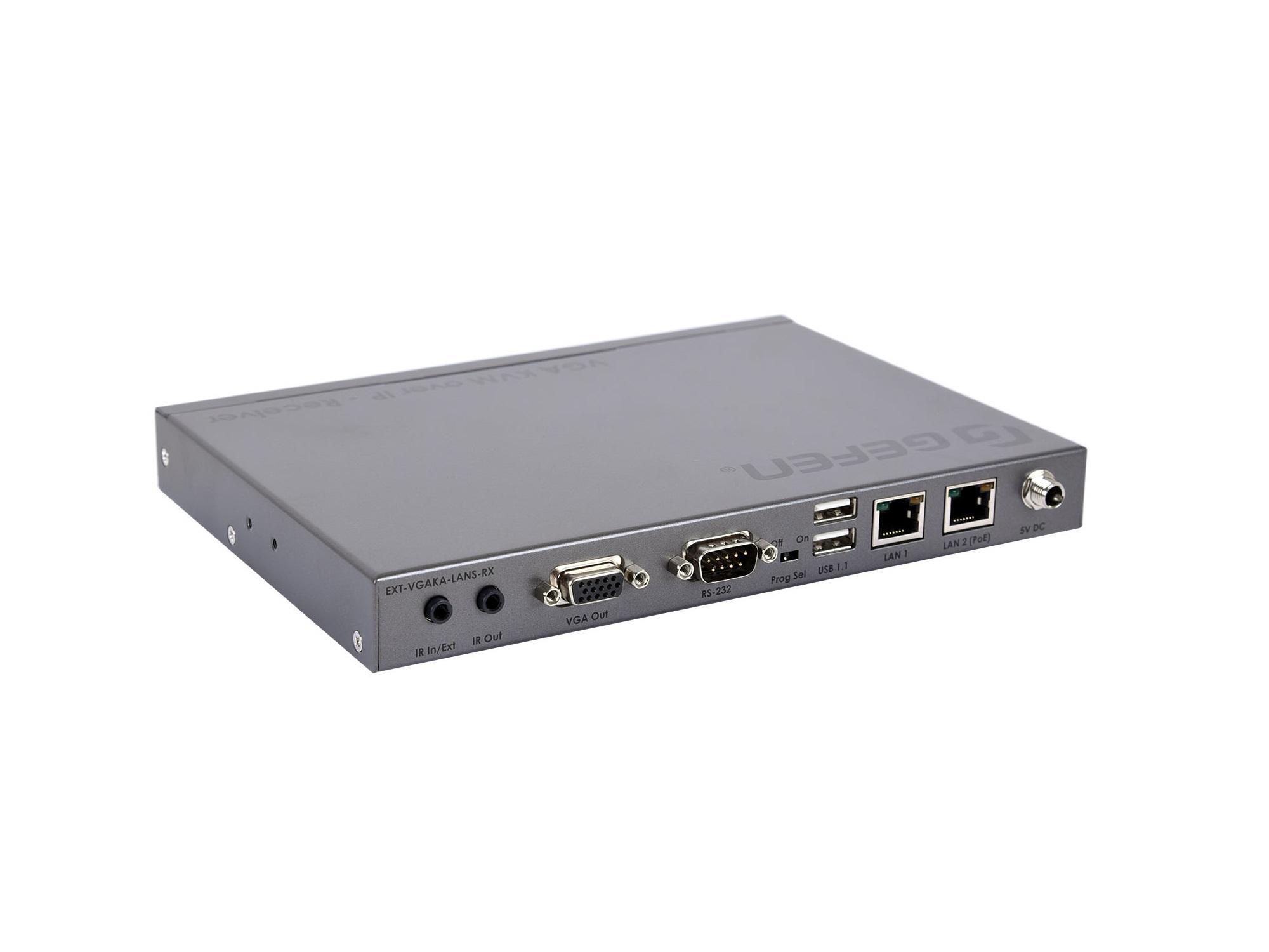 Gefen EXT-VGAKA-LANS-RX VGA KVM over IP Extender (Receiver) with USB/Audio/RS-232/IR - Image 2
