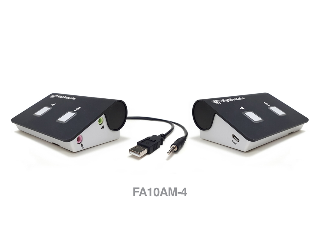 High Sec Labs FA10AM-4 Audio Diode Analog to Analog / Unidirectional Audio / Mic Support / Low-Pass Filter
