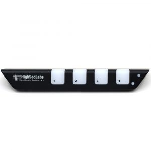 High Sec Labs WR40L1-3 4-Port Remote Auxiliary Front Panel w/ 10m cable