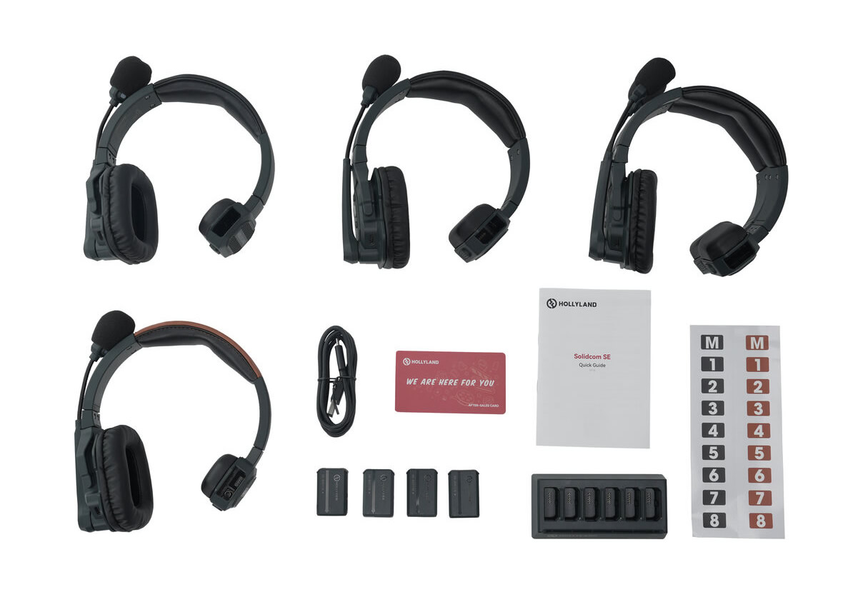 Hollyland HL-Solidcom SE - 4S (Global Version) Full-Duplex Noise-Canceling Intercom/4 Users/2.4 GHz/ENC - Image 2
