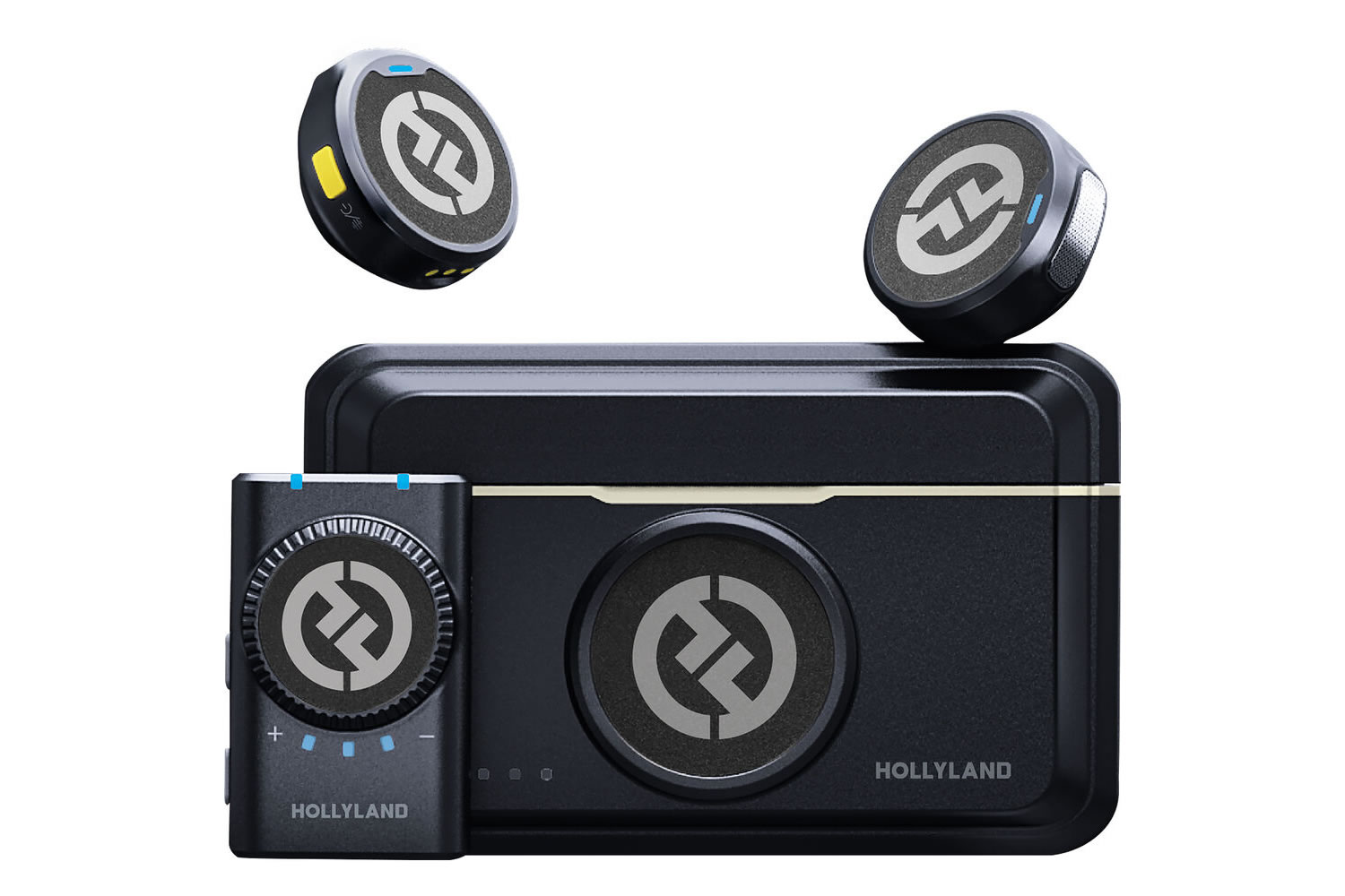 Hollyland LARK M2 Camera LARK M2 DUO Wireless Camera-Mount Microphone System 2-Person - Image 2