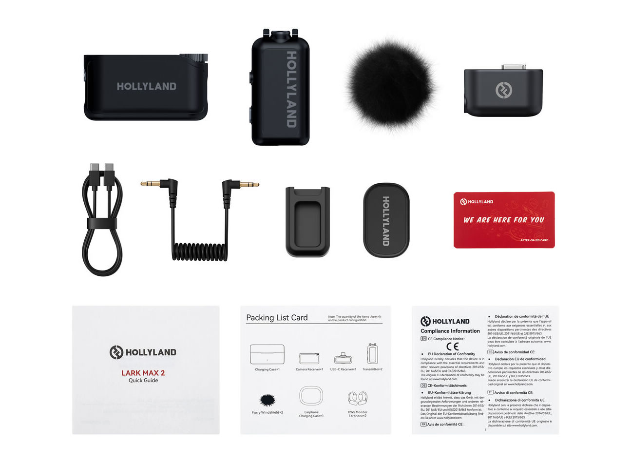 Hollyland LARK MAX 2 Solo LARK MAX 2 Solo Space Gray / Digital Wireless Microphone / Camera RX - Image 2