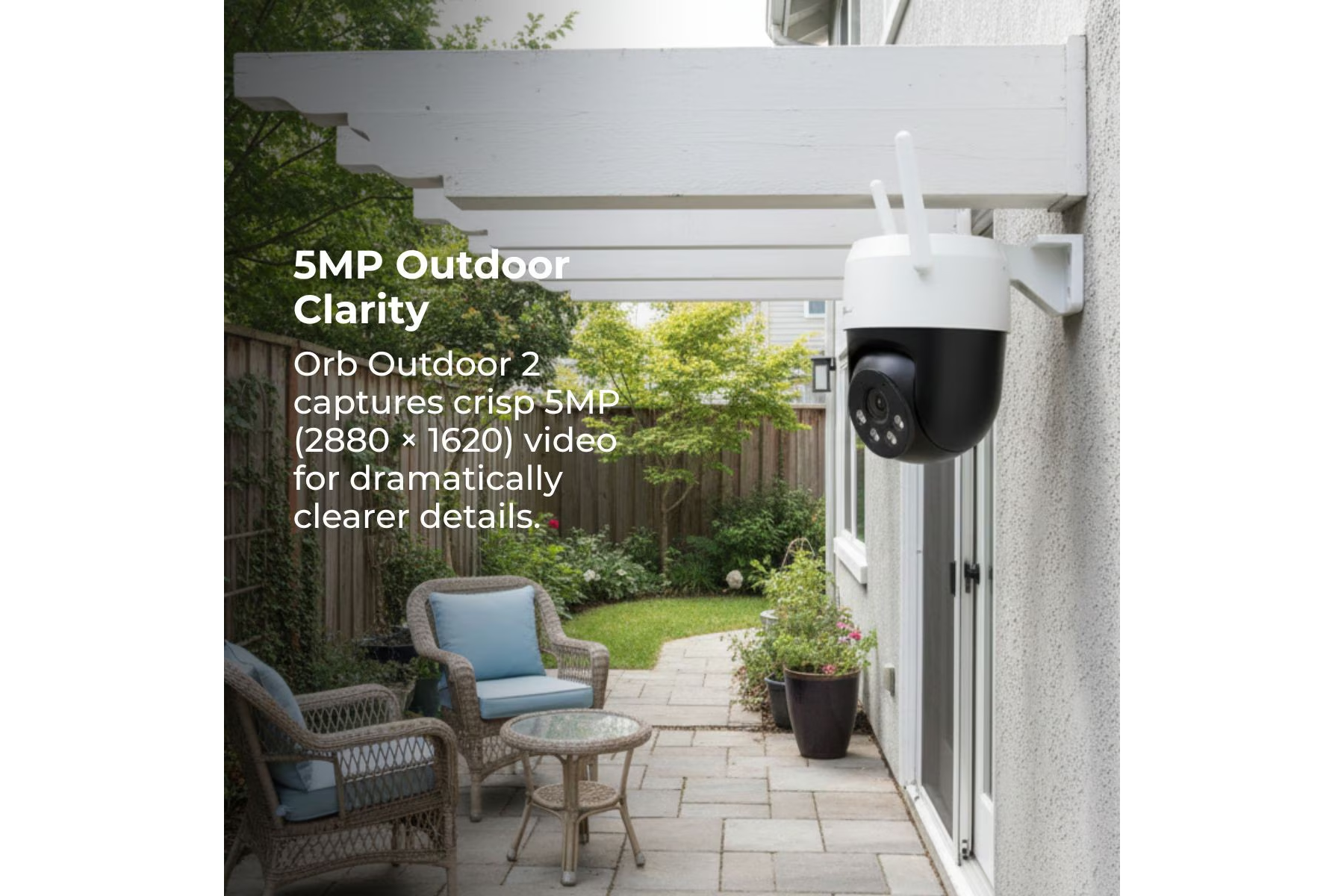 ICRealtime ORB OUTDOOR 2 5MP Wi-Fi Pan/Tilt Outdoor Camera - Image 8
