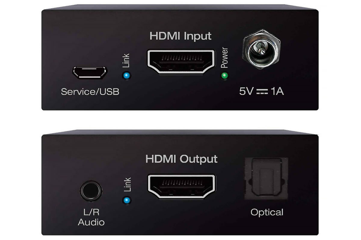 Key Digital KD-FIX418A-3 4K 18G HDMI Fixer / Booster / Audio De-Embed / 4K to 1080p Down-Convert / HDR