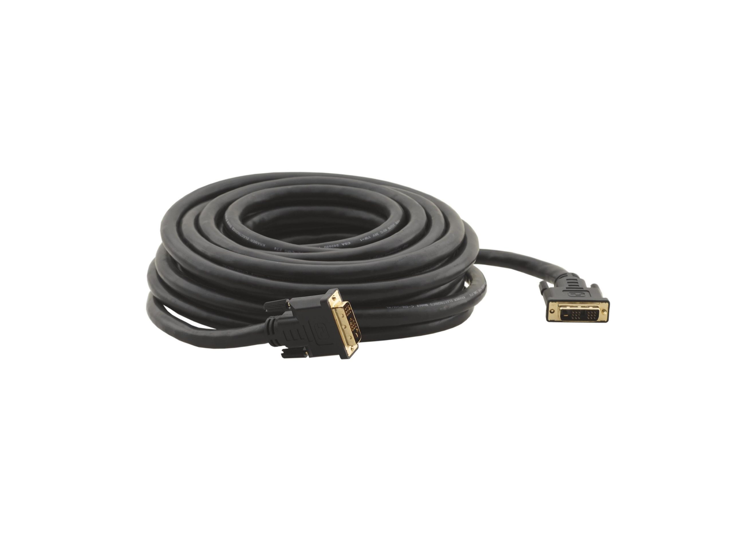 Kramer C-DM/DM/XL-15 15ft DVI-D (M) to DVI-D (M) Cable (HDCP Compliant)