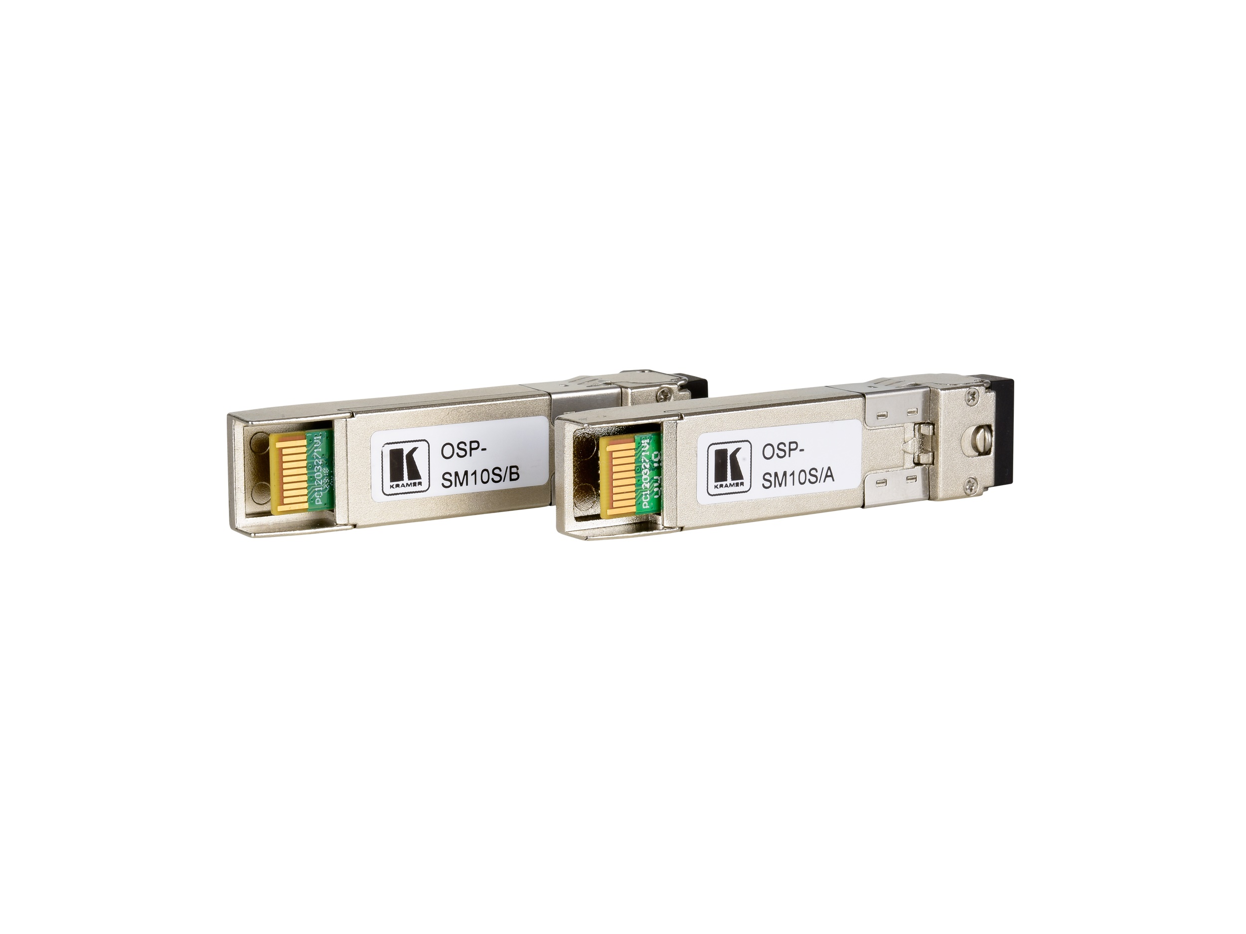 Kramer OSP-SM10S Optical SFP Plus Transceiver Pair over 10G 1270/1330nm Simplex SM Fiber - Image 3
