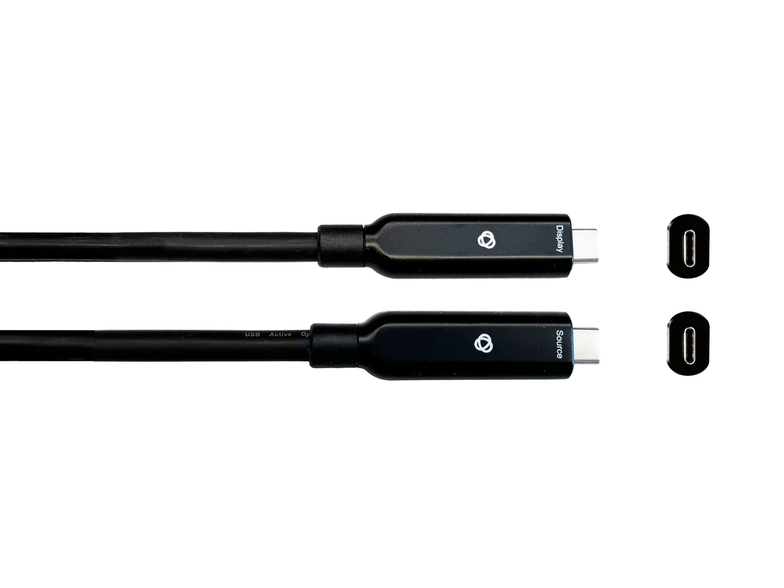 Kramer CLS-AOCU32/FF-66 USB-C Full Featured Active AOC Cable 66ft USB 3.2 Gen 2 10Gbps 4K@60 60W K-Lock - Image 2