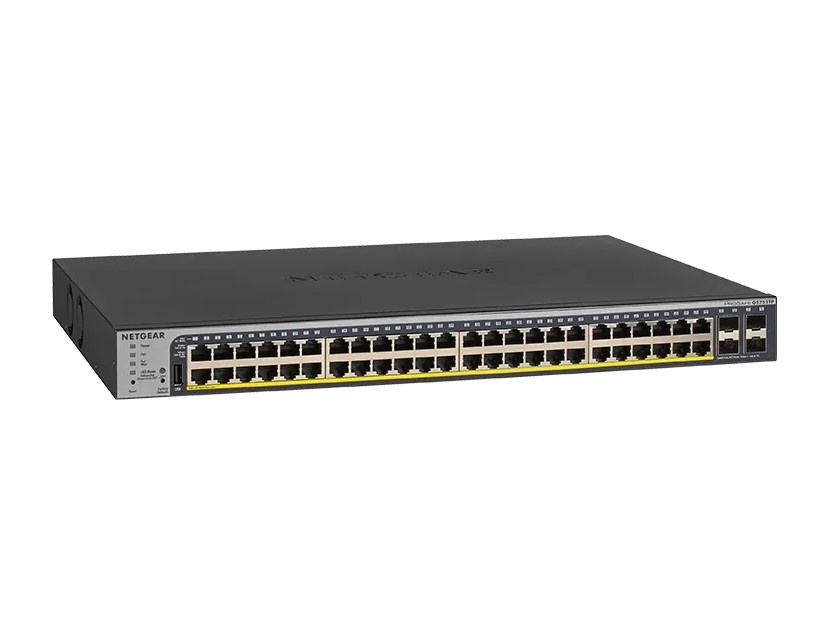 NETGEAR GS752TP-300NAS 48-Port Gigabit PoE+ Smart Managed Switch / 4 SFP Ports / 380W PoE Budget