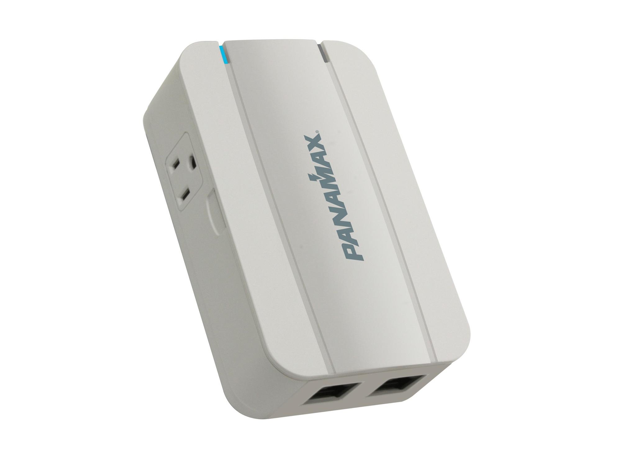 Panamax MD2-TL 2 Outlet Direct Plug-In Surge Protector with Telephone/LAN