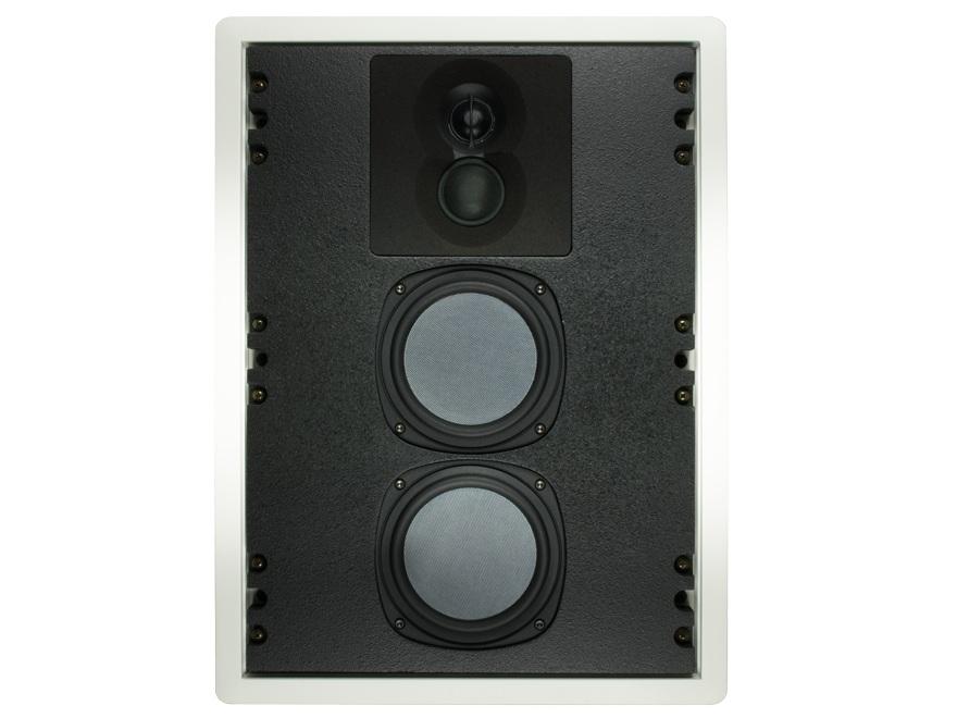 Phase Technology CI120 Dual 5.25in 3-Way In-Wall Speaker / 55Hz-22kHz / 90dB / 4 Ohm