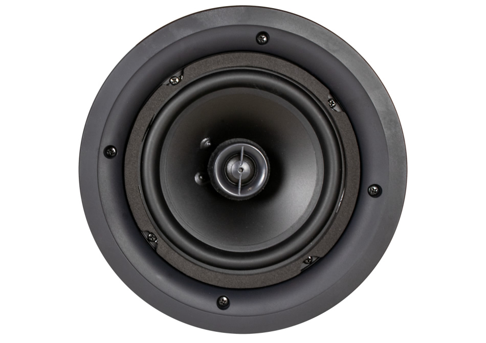 Phase Technology CS-6RMP 6.5 in 2-Way In-Ceiling Coaxial Speaker / 87 dB / 5-100W / Magnetic Flangeless Grille - Image 2