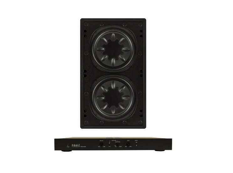 Phase Technology IW210-A KIT 10 inch In-Wall Subwoofer with P350 AMP