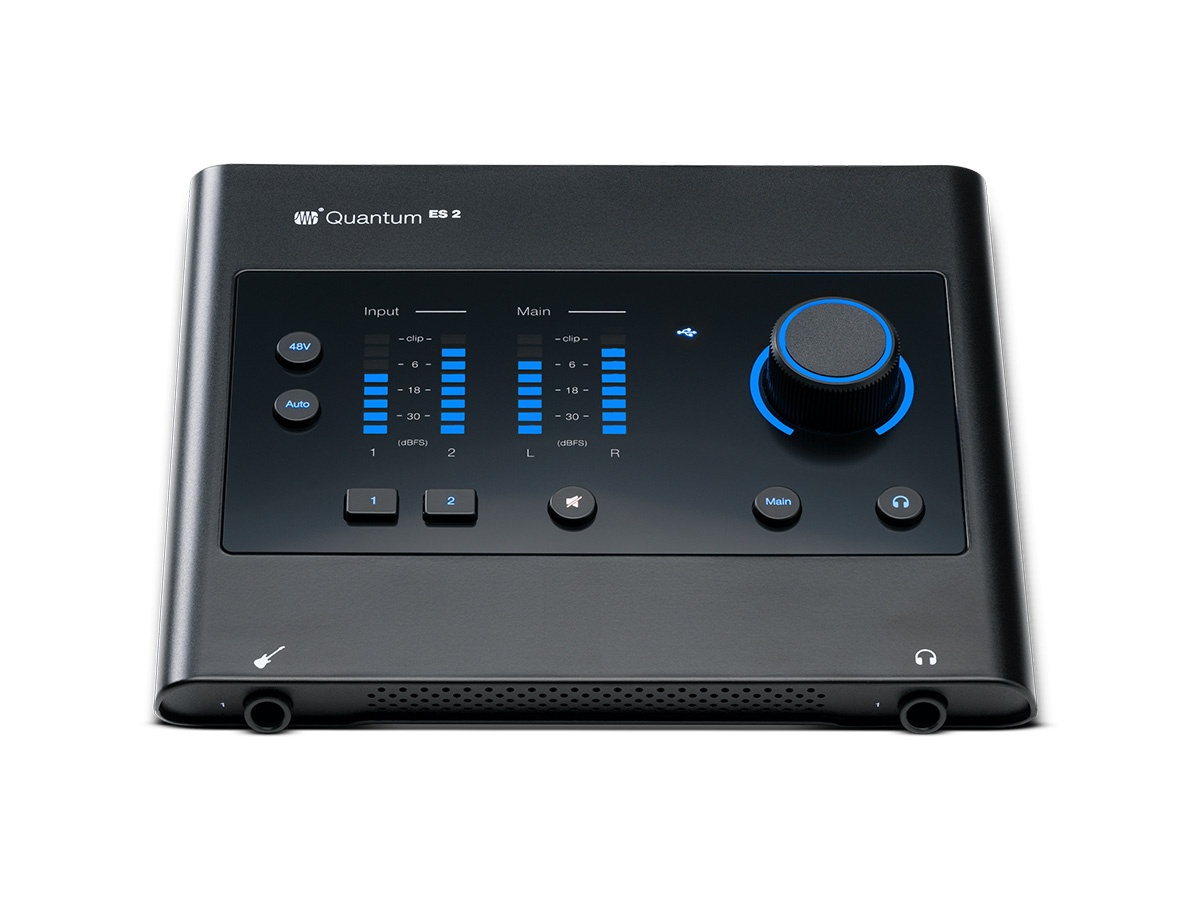 PreSonus QUANTUM ES 2 2-in/2-out USB-C Audio Interface / 24-bit 192 kHz / MAX-HD Mic Preamps / Auto Gain - Image 2