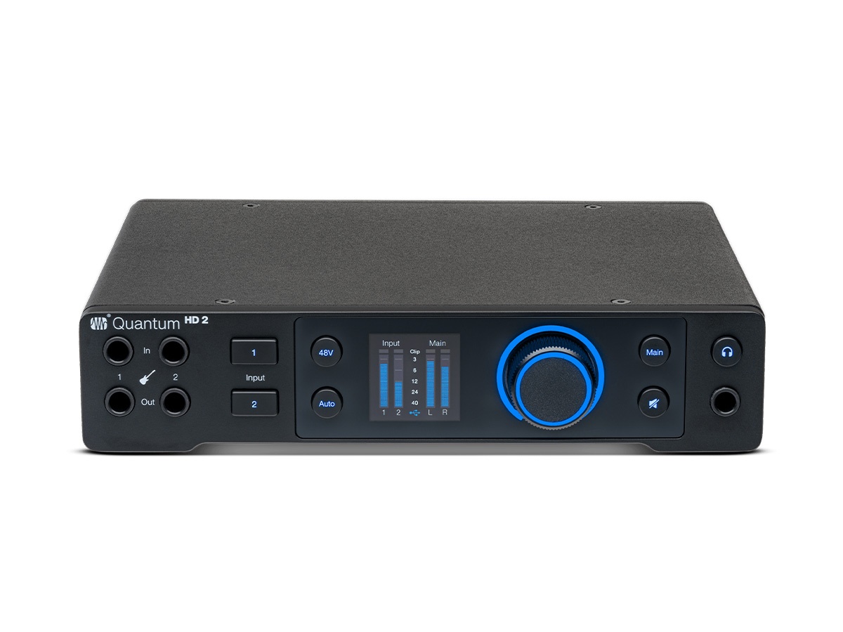 PreSonus QUANTUM HD 2 20 x 24 32-bit / 192 kHz USB-C Audio Interface / 2 MAX-HD Preamps / Re-Amp Outputs - Image 5