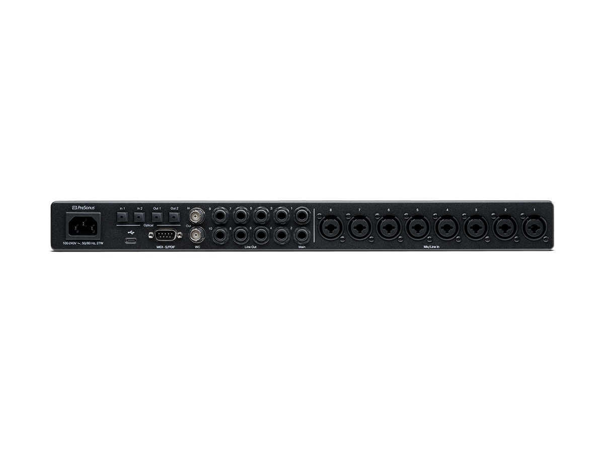 PreSonus QUANTUM HD 8 8-Channel USB-C Audio Interface / 32-bit 192 kHz / 8 MAX-HD Mic Preamps +75 dB - Image 2