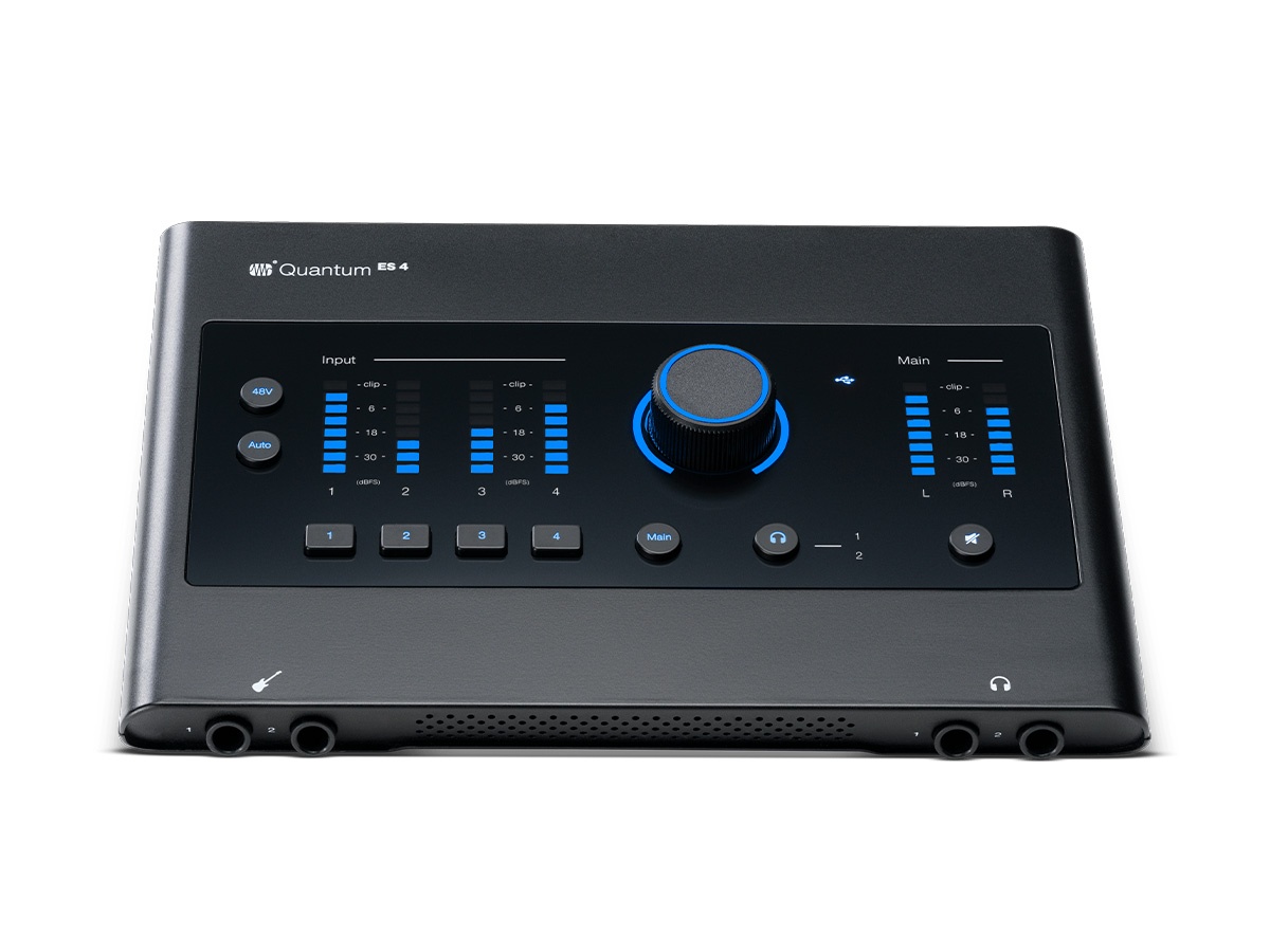 PreSonus QUANTUM ES 4 4-in / 4-out USB-C Audio Interface 24-bit 192 kHz MAX-HD Preamps 75 dB Gain - Image 2