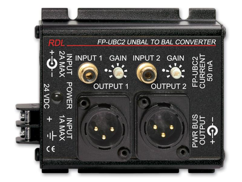 RDL FP-UBC2 2 Channel Unbalanced to Balanced Converter