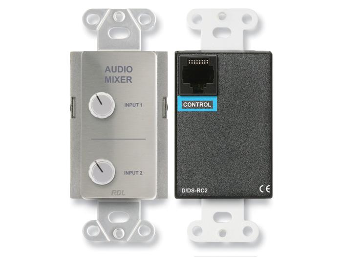 RDL DS-RC2 Remote Audio Mixing Control/Stainless