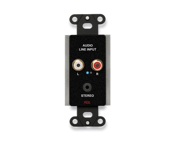 RDL DB-TPSL1A Active 1-Pair Extender (Transmitter)/Format-A/Mini-Jack/Stereo RCA In/Black