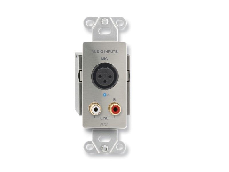 RDL DS-TPS3A Active 3-Pair Extender (Transmitter)/Format-A/ XLR mic/stereo in/Stainless