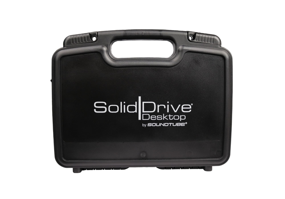 Soliddrive SD-1DESKTOP-250-PAIR Desktop Transducer Kit / 50W Stereo Mini Amplifier / Dual Surface Transducers / Silicone Backing - Image 4