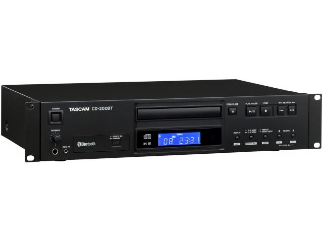 TASCAM CD-200BT Professional Single CD Player with Bluetooth/AptX Codec - Image 2