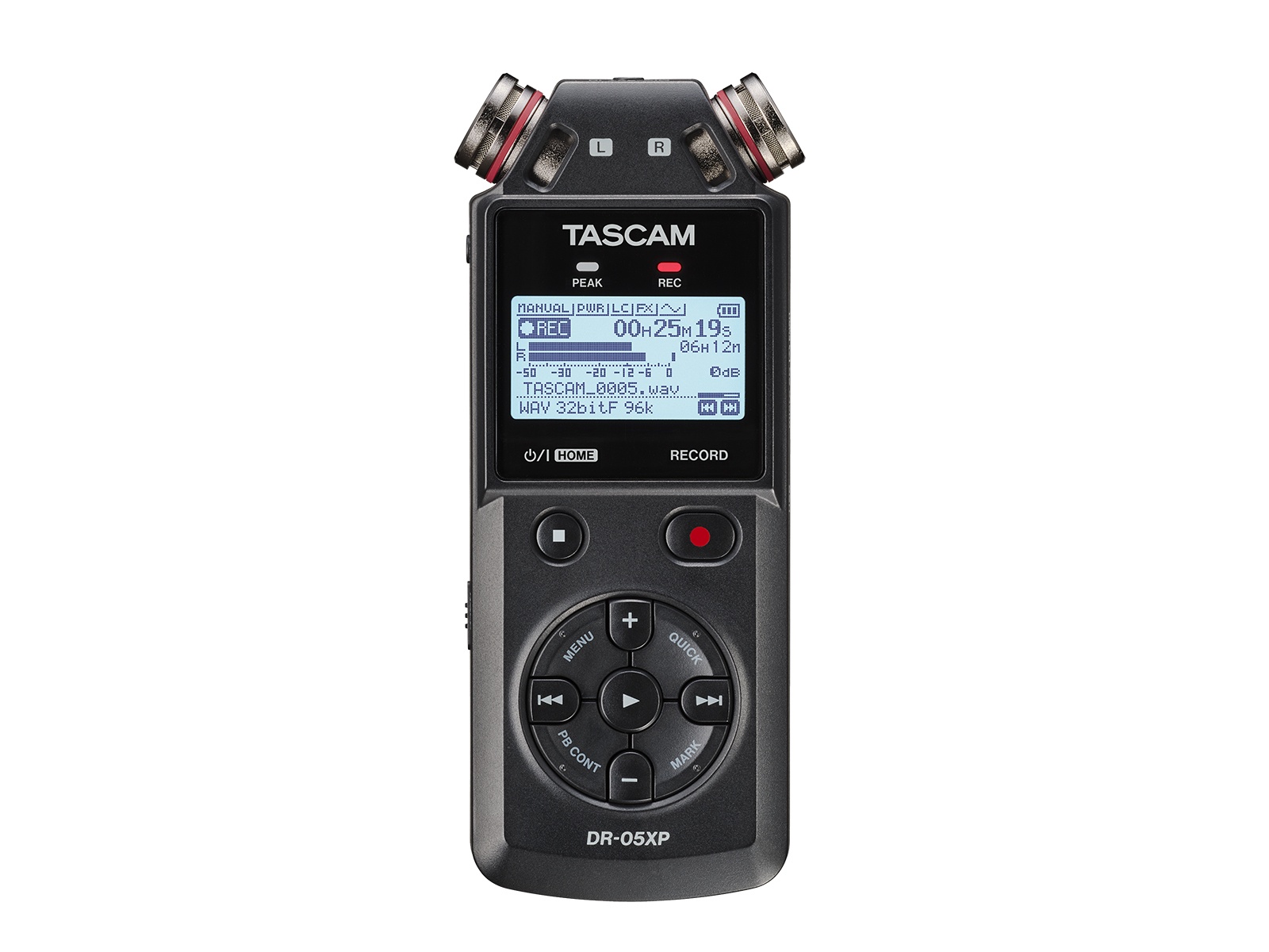 TASCAM DR-05XP 2-Channel 32-Bit Float Portable Recorder / USB-C Interface / 96kHz