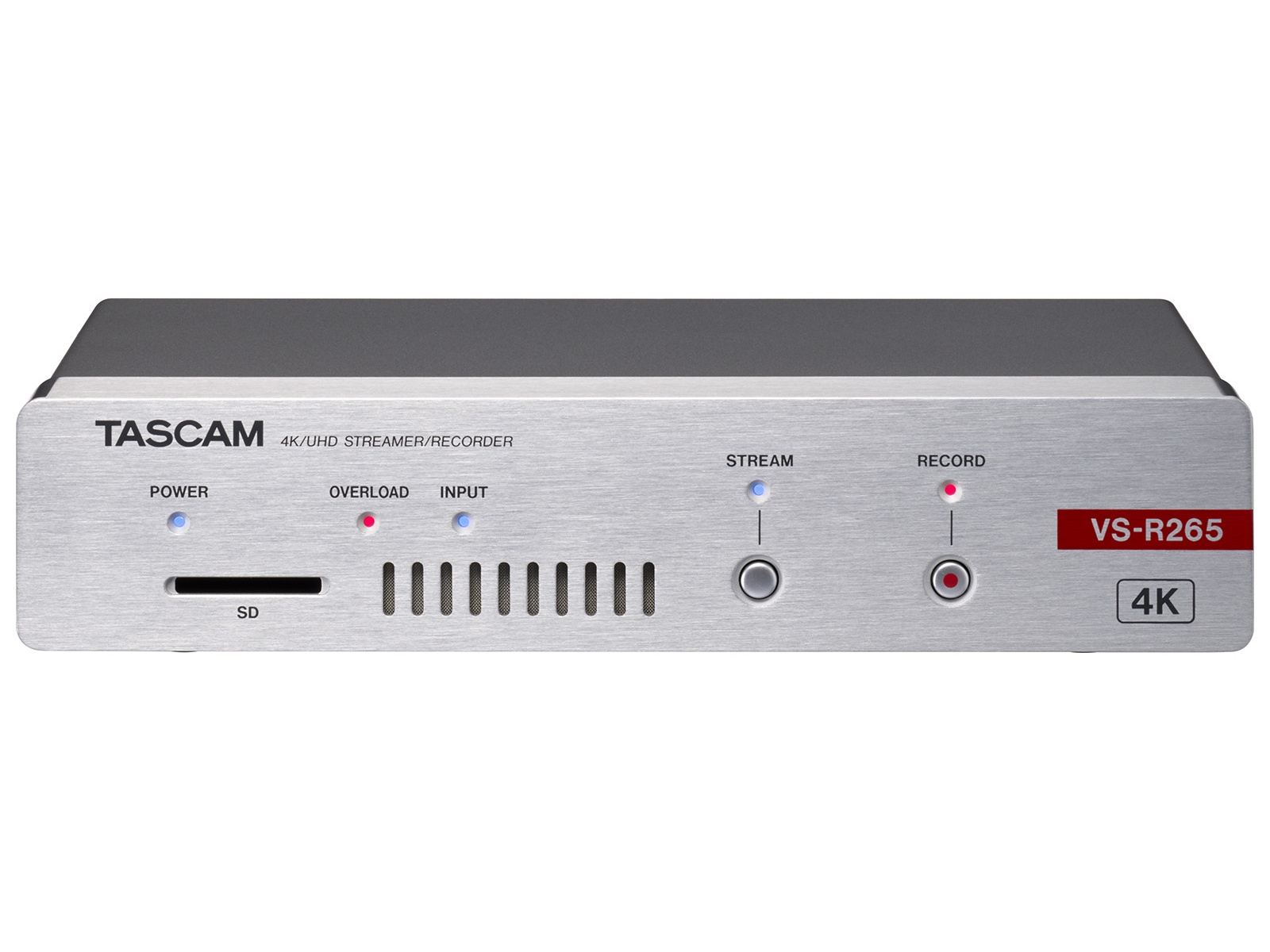 TASCAM VS-R265 4K Audio/Video Streamer / Encoder / Decoder H.264 H.265 RTMP HLS