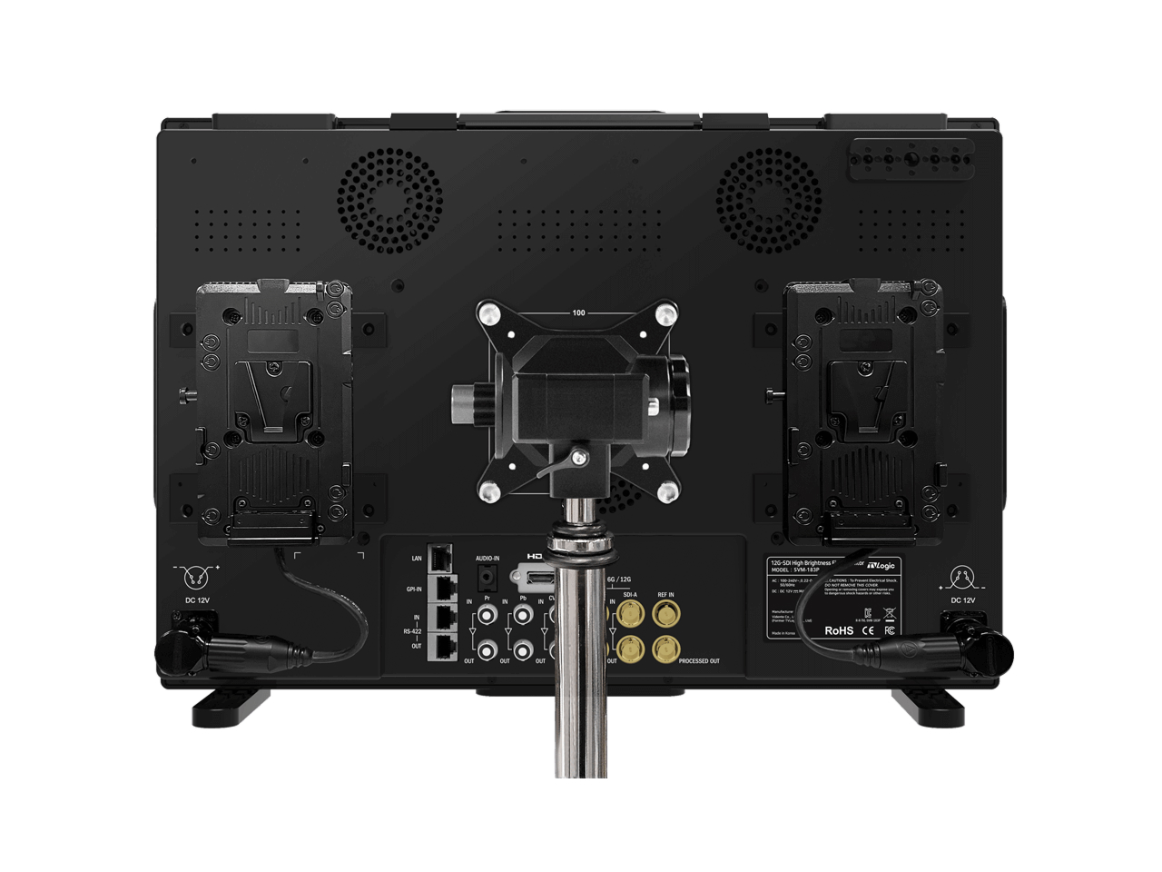 TVlogic SVM-183P 18.5in 12G-SDI High Brightness Field Monitor - Image 4