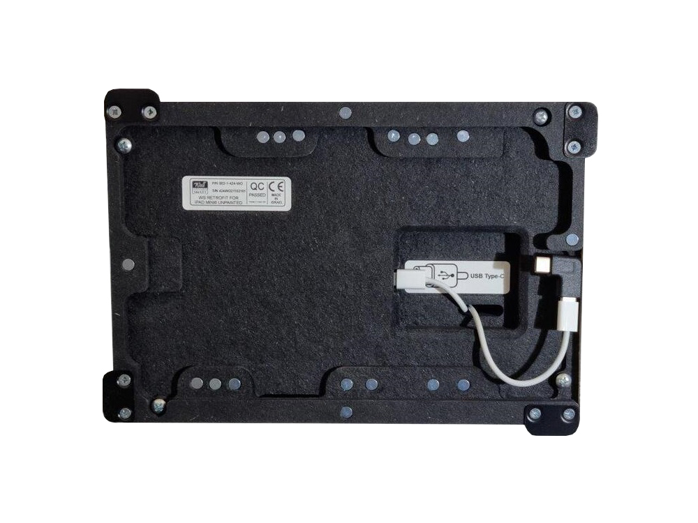 Wall-Smart 002-1-424-BL Retrofit Mount for Ipad Mini 6 - Black - Image 3