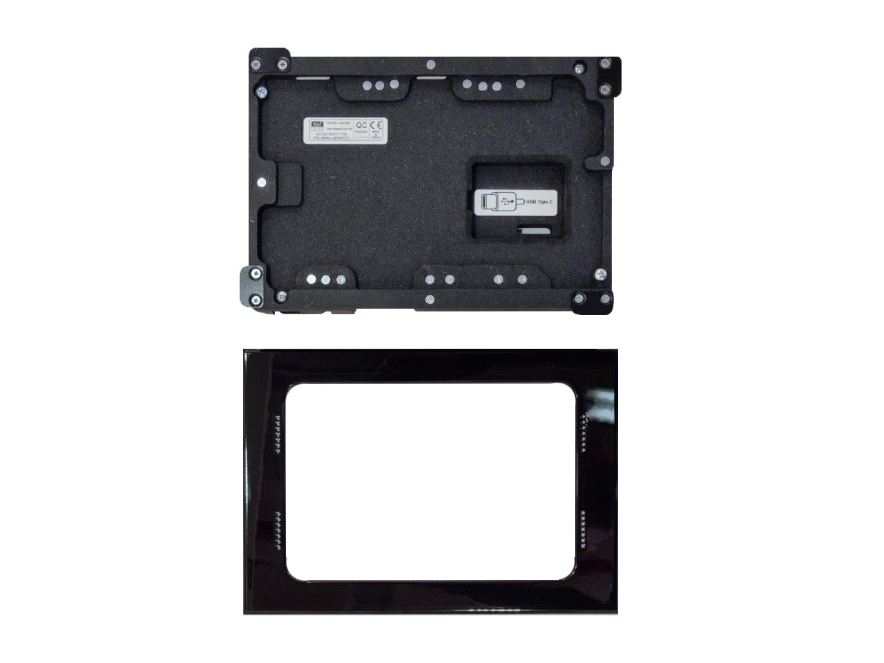 Wall-Smart 002-1-424-BL Retrofit Mount for Ipad Mini 6 - Black