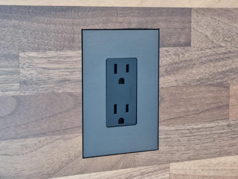 Wall-Smart 003-1-598 WS SB for Basalte Receptacle Accessory 1 Gang