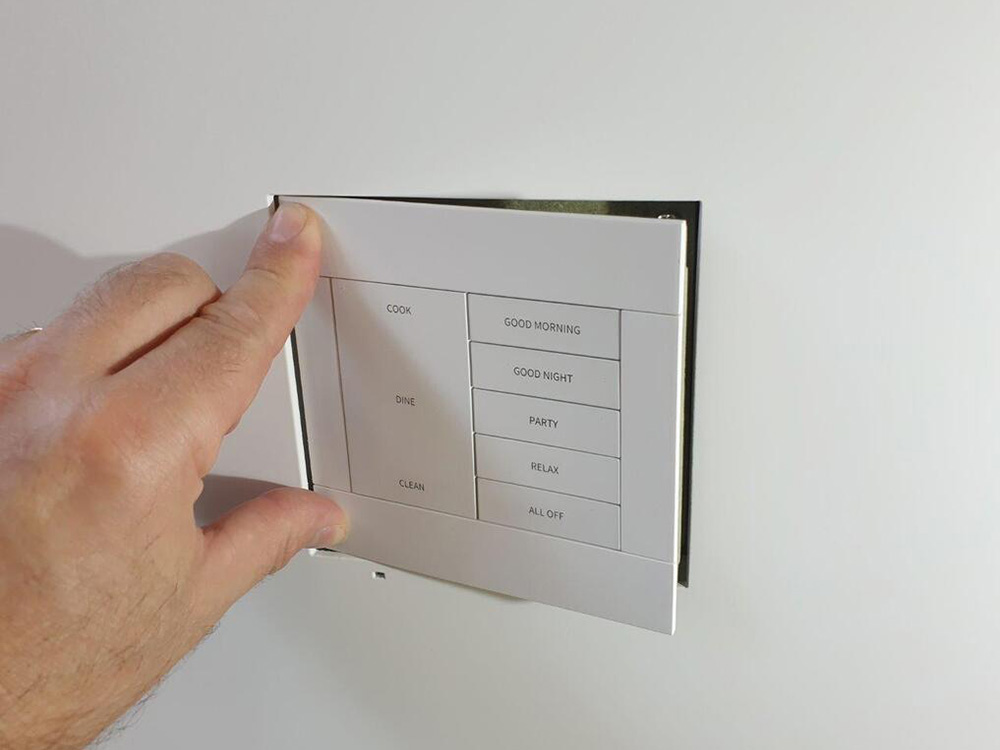 Wall-Smart 012-1-719 New Construction In-Wall Mount HZ-FP-G2 Flush Adapter / Unpainted / Depth Calib / 1/2in Drywall - Image 4