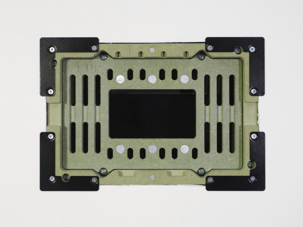 Wall-Smart 012-1RA72-BL Retrofit Mount for Crestron TSW-880 and TSS-880, Black - Image 2