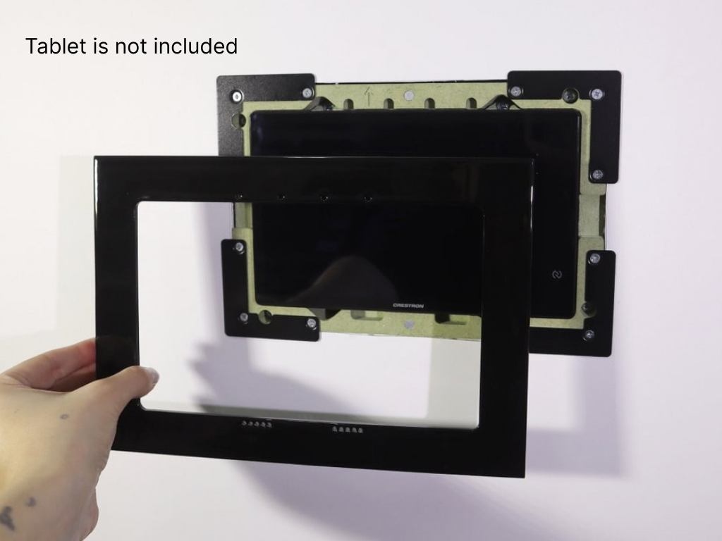 Wall-Smart 012-1RA72-BL Retrofit Mount for Crestron TSW-880 and TSS-880, Black - Image 3