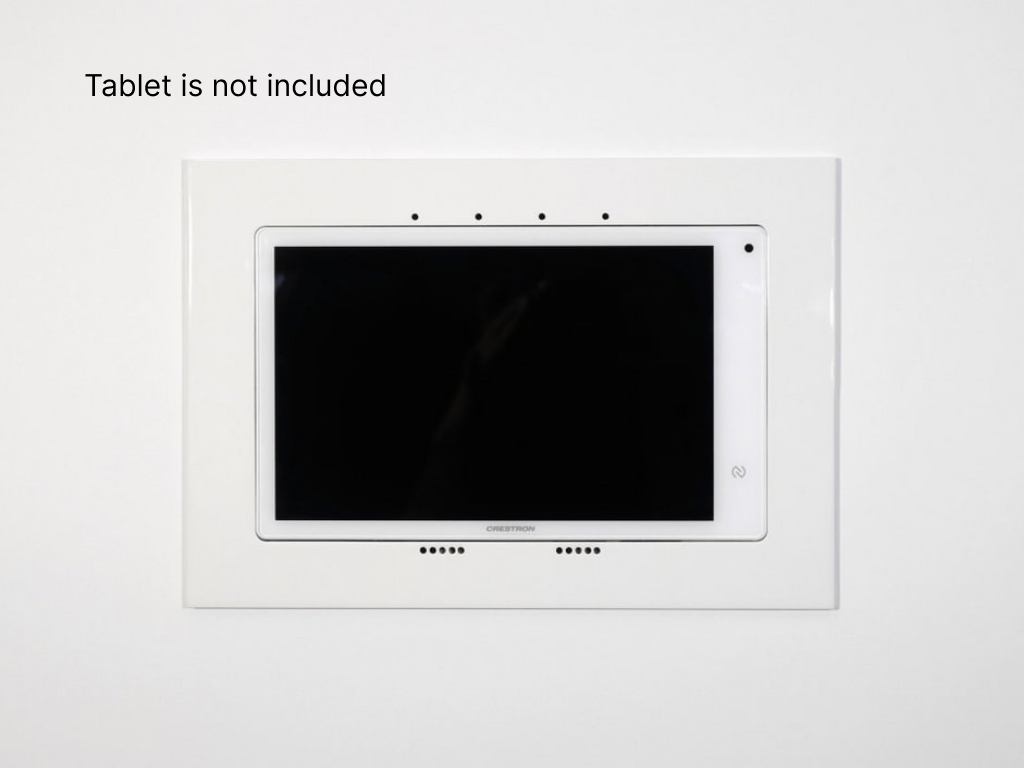 Wall-Smart 012-1RA72-WH Retrofit Mount for Crestron TSW-880 and TSS-880, White - Image 4